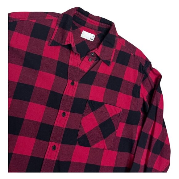 WILFRED Aritzia Plaid Casual Long Sleeve Button Up Shirt Womens Small - Picture 2 of 5